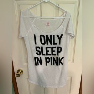 Pink night shirt size xs